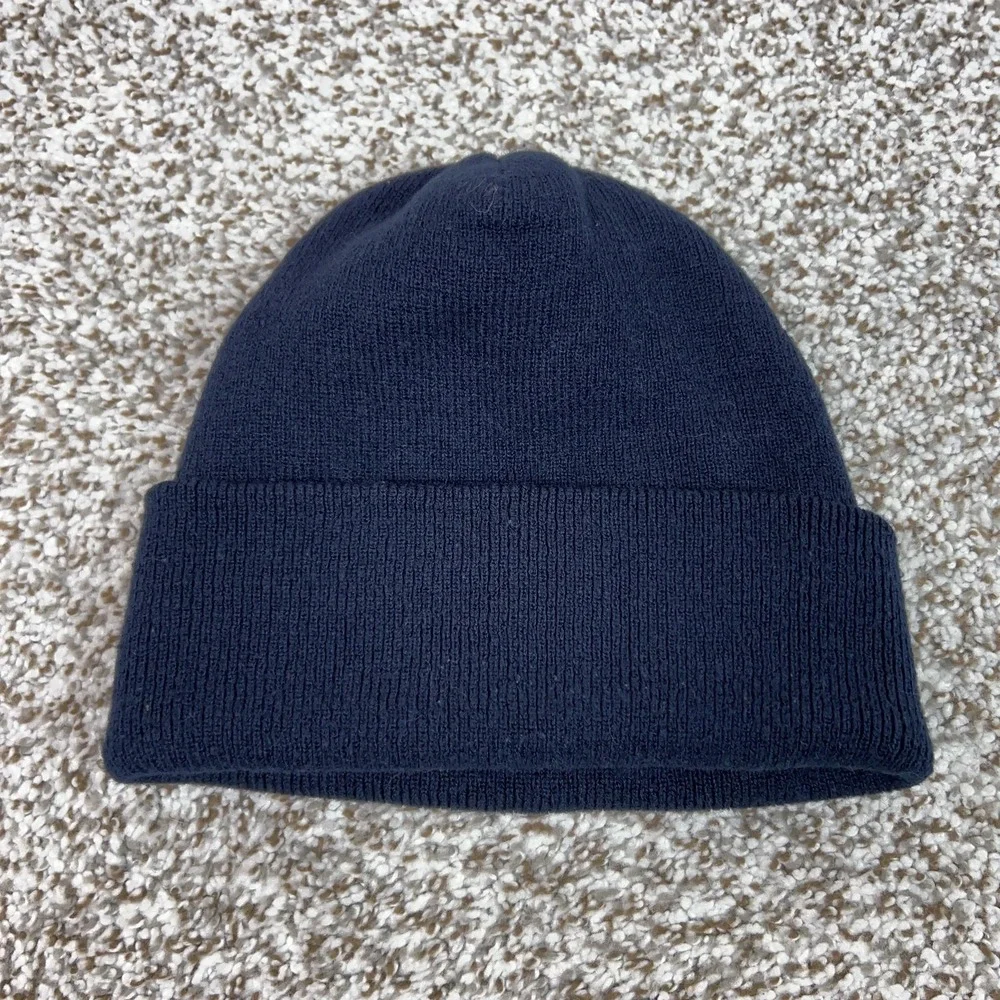 New York Yankees Hat Beanie Mens One Size Blue MLB Baseball American Needle Logo
